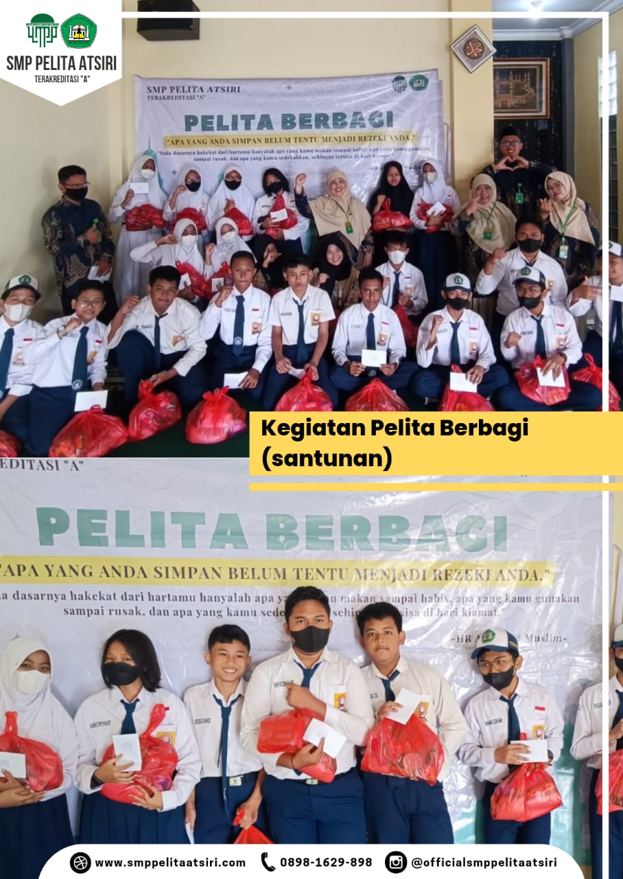 YMPP - Indahnya Berbagi Hari Kemerdekaan di SMP Pelita Atsiri 15 -18 Agus 2022