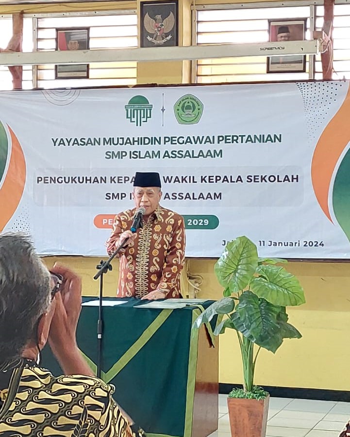 Pengukuhan Kepala dan Wakil Kepala SMP Islam Assalaam Periode 2024-2029