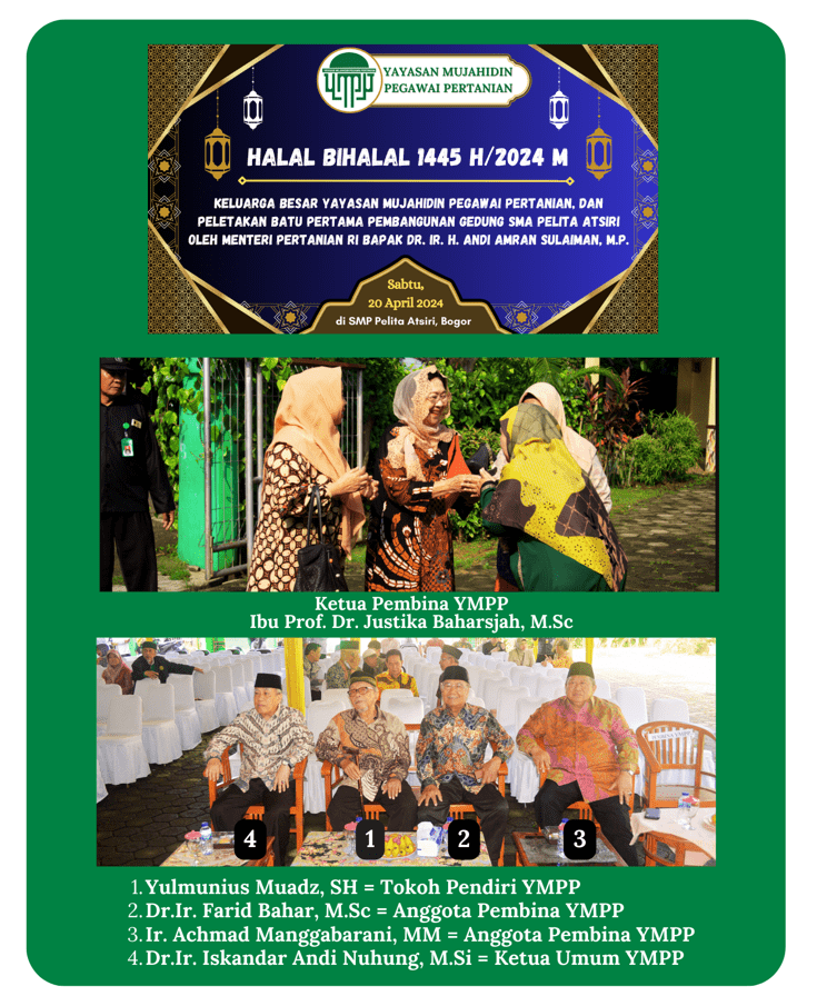 YMPP - Halal Bi Halal Keluarga Besar Yayasan Mujahidin Pegawai Pertanian