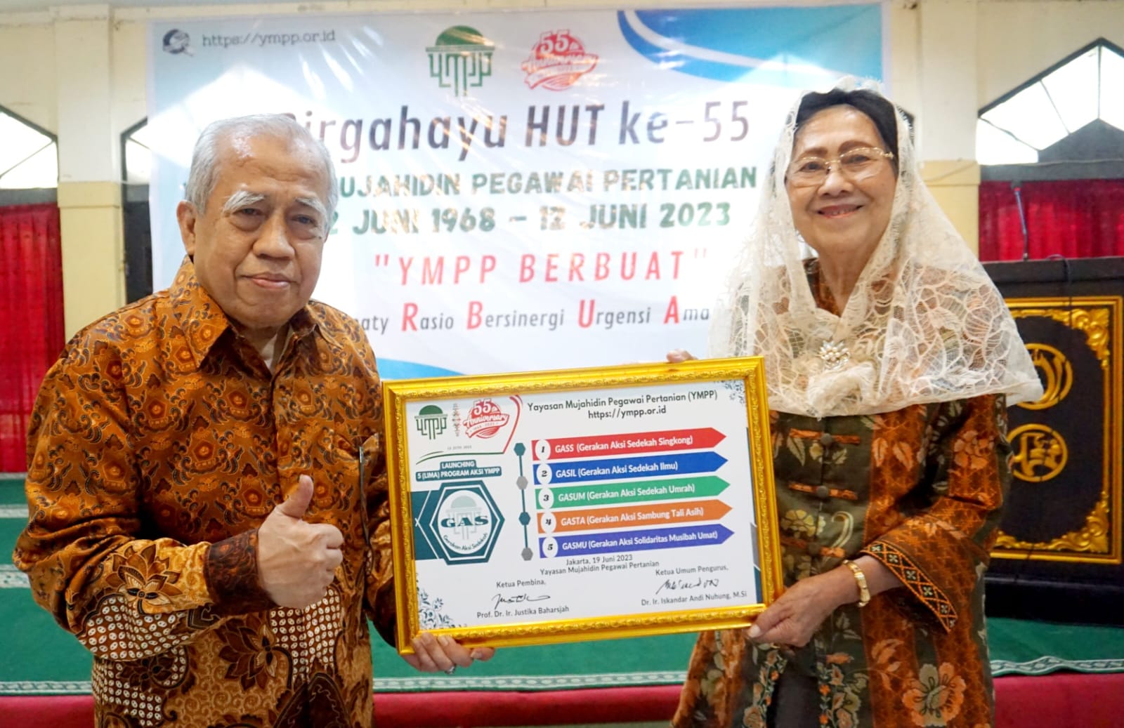 Launching GAS (Gerakan Aksi Sedekah) Yaysan Mujahidin Pegawai Pertanian